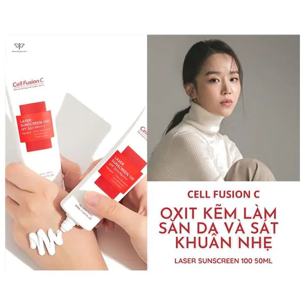 kem chống nắng cell fusion c laser sunscreen 100 