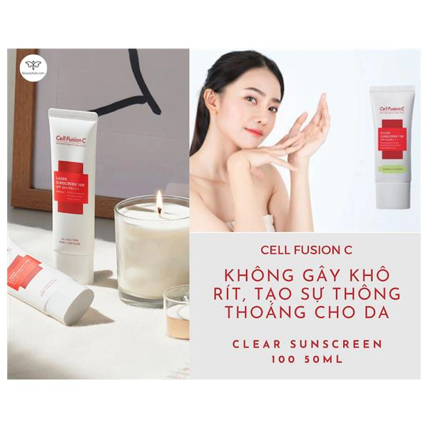 kem chống nắng cell fusion c laser sunscreen 100 spf50+/pa+++ 50ml