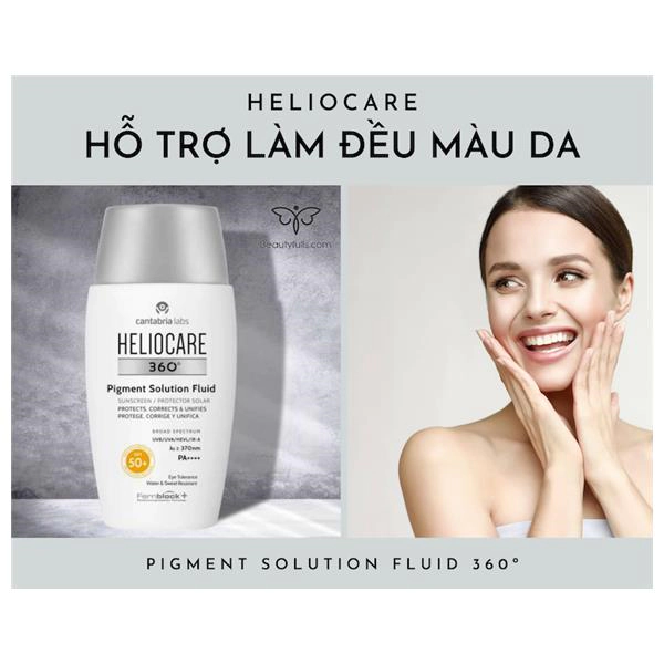 kem chống nắng heliocare 360 pigment solution fluid spf50 + 50ml