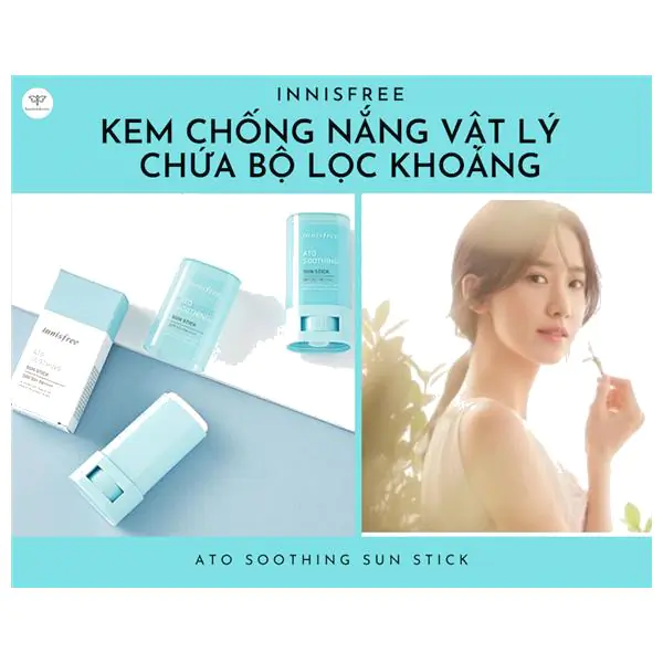 kem chống nắng innisfree ato soothing sun stick