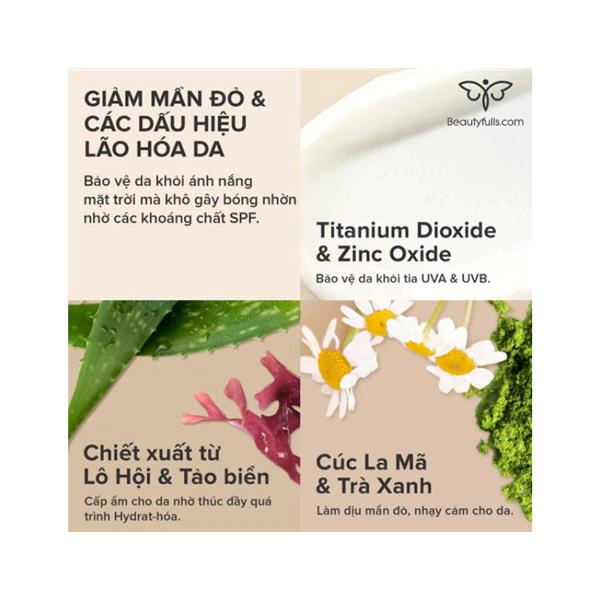 kem chống nắng paula's choice calm mineral moisturizer 60ml
