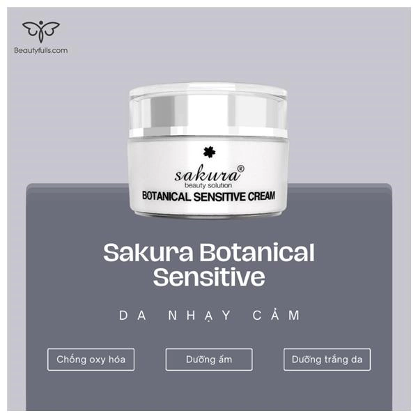 Kem Dưỡng Ẩm Sakura Botanical Sensitive Cream