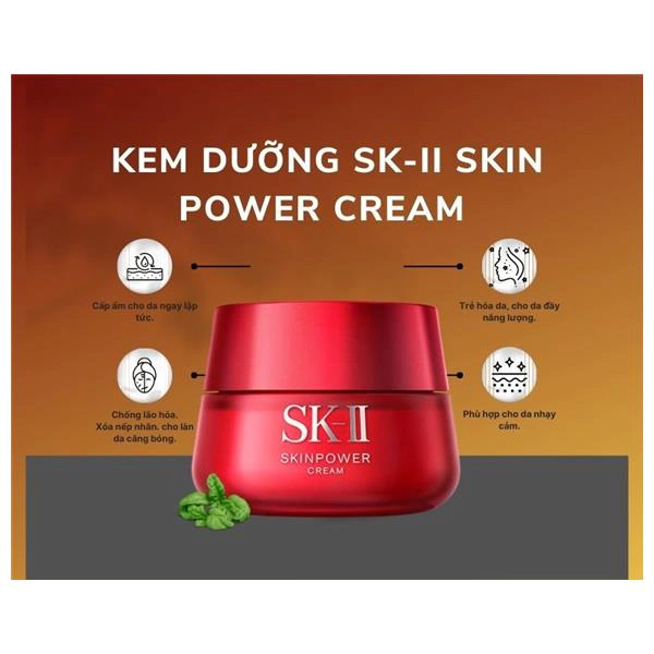 Kem Dưỡng Da SK-II Skin Power Cream cho da nhạy cảm
