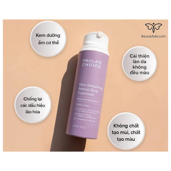 kem dưỡng thể paula's choice skin-smoothing