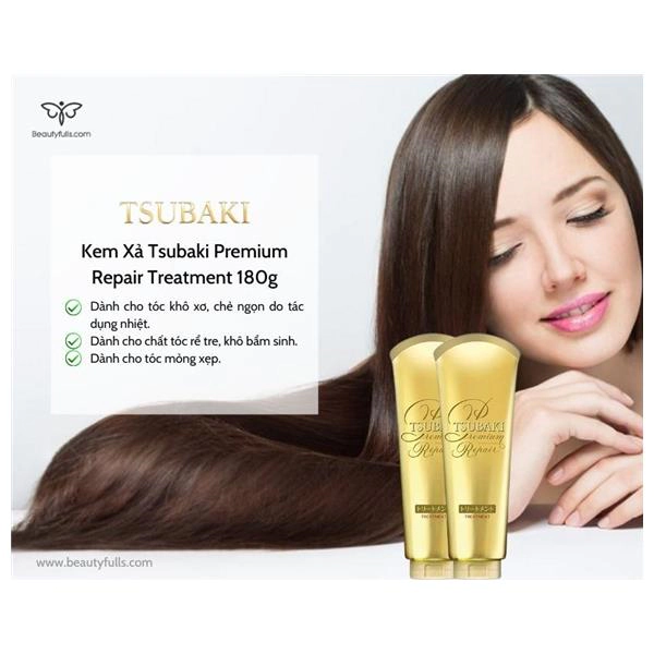 kem dưỡng tóc tsubaki premium repair treatment