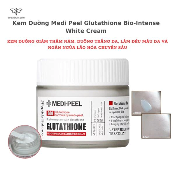 Kem Dưỡng Trắng Medi Peel Glutathione Bio-Intense White Cream