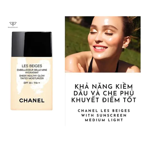 Kem Lót Chanel Les Beiges With Sunscreen Medium Light 