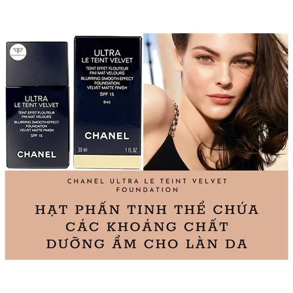 CHANEL Ultra Le Teint Velvet UltraLight And Longwearing Formula Blurring  Matte Finish Perfect Natural Complexion Beige 40 at John Lewis  Partners