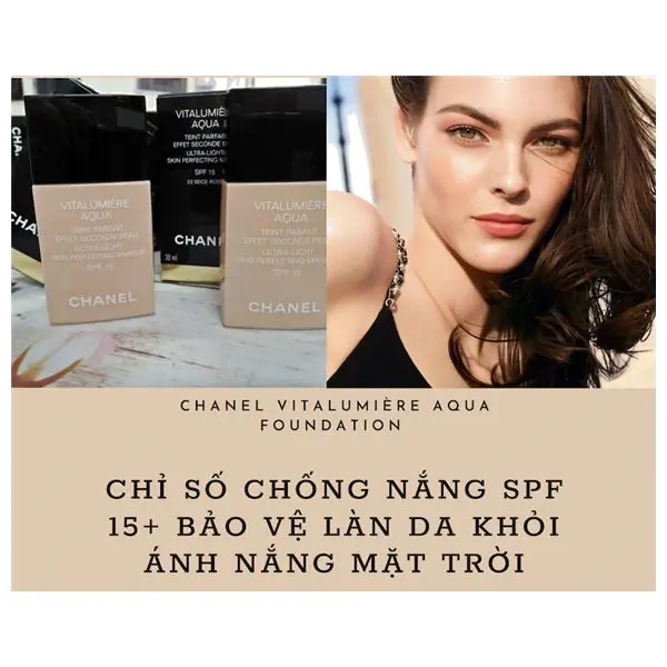 Mua Chanel Vitalumiere Aqua Ultra Light Skin Perfecting Make up SFP 15  30ml1oz12 Beige Rose trên Amazon Mỹ chính hãng 2023  Fado