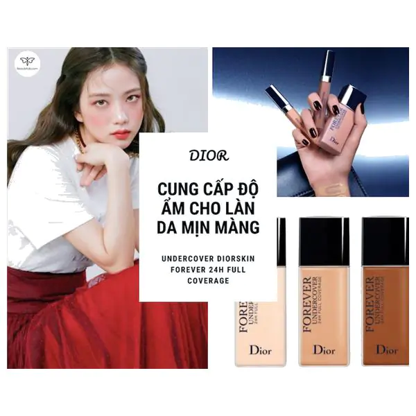 DIOR Forever Undercover Foundation Review  Swatch  Before  After