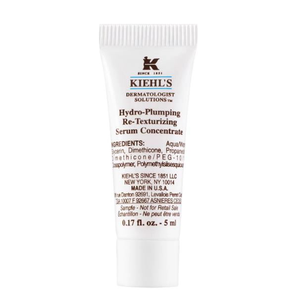 kiehl's hydro-plumping re-texturizing serum concentrate 5ml 