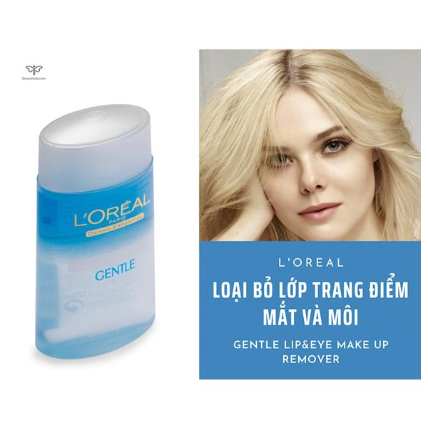 l'oreal gentle lip and eye makeup remover