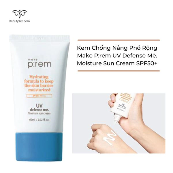 Make Prem Moisture Sun Cream UV Defense Me