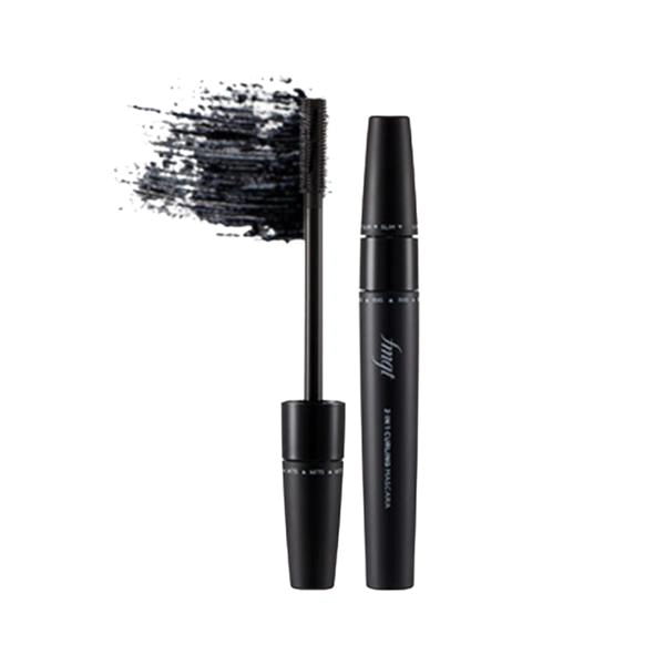 mascara the face shop 2 in 1 curling 01 black