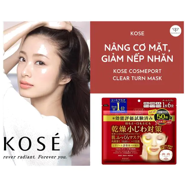 mặt nạ kose clear turn