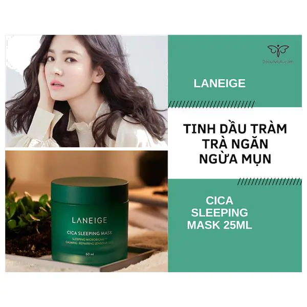 mặt nạ ngủ cica laneige