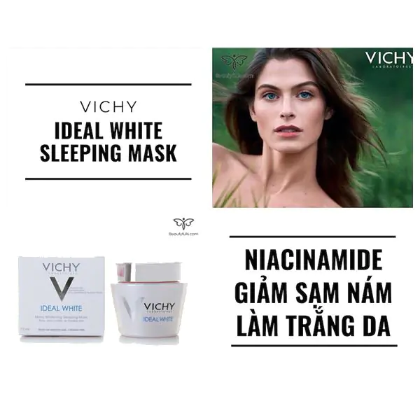 mặt nạ ngủ vichy ideal white whitening sleeping mask
