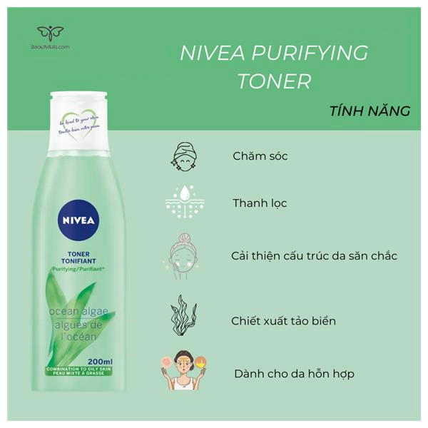 nivea aqua effect purifying toner