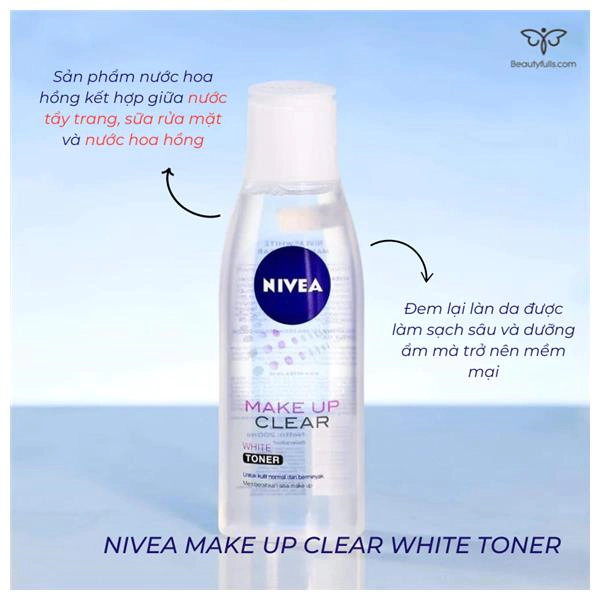 nivea makeup clear white toner