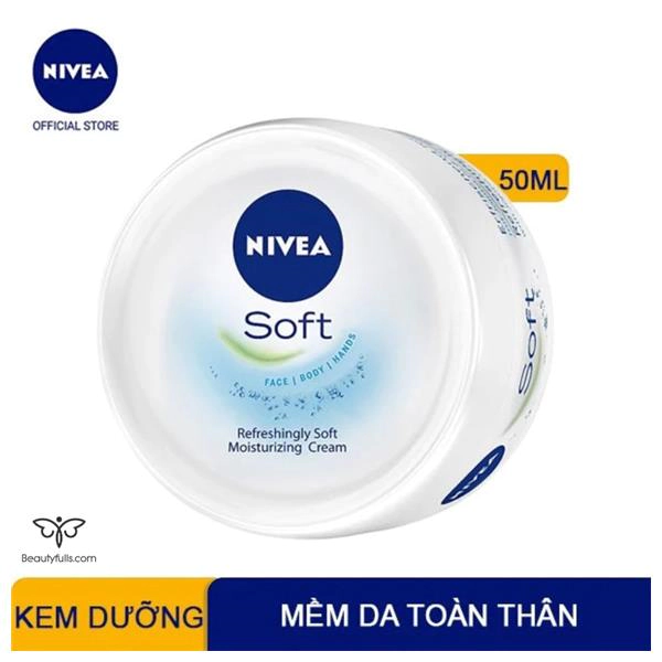 Nivea Soft Refreshingly Soft Moisturizing Cream Cho Da Khô
