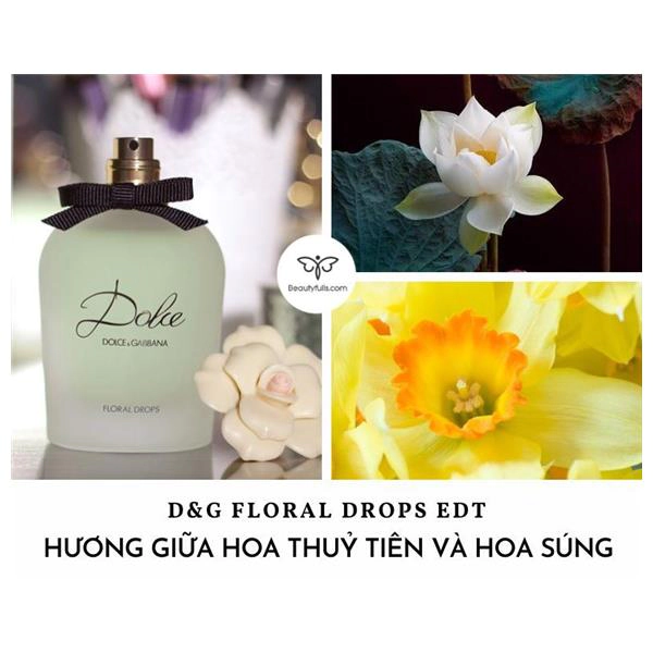 nước hoa cho nữ dg floral drops