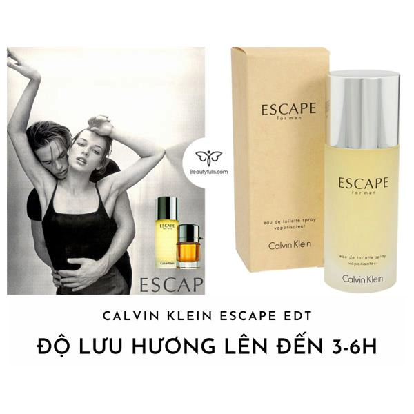 Nước Hoa Escape Calvin Klein 50ml Eau De Parfum Chính Hãng