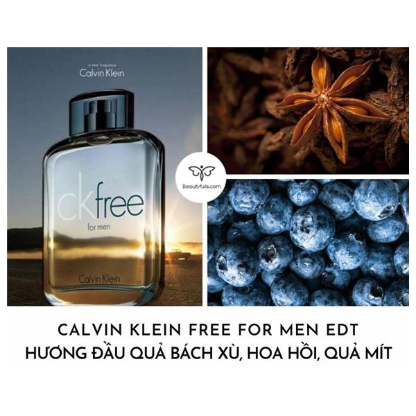 nước hoa ck free for men edt