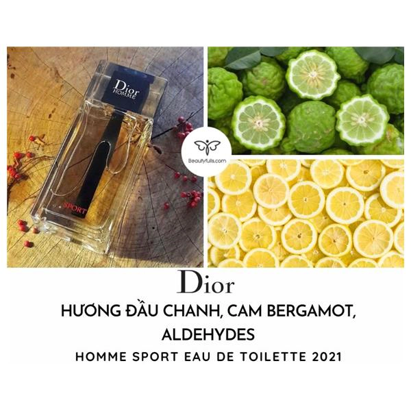Nước Hoa Dior Homme Sport Eau de Toilette 2021 75ml