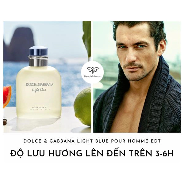 Nước Hoa Dolce And Gabbana Light Blue 125ml Pour Homme EDT