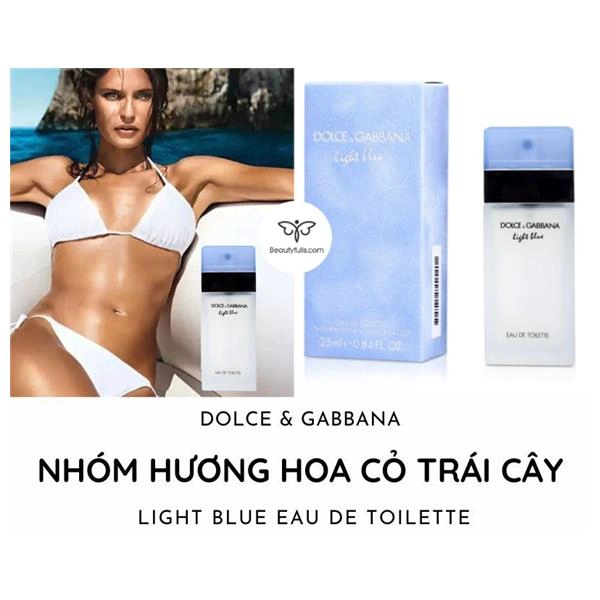 nước hoa dolce & gabbana light blue nữ 25ml