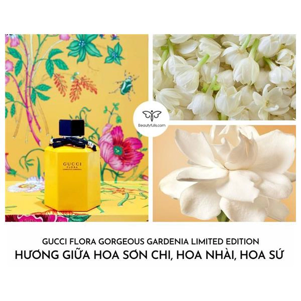 nước hoa gucci flora vàng gorgeous gardenia limited edition edt 50ml
