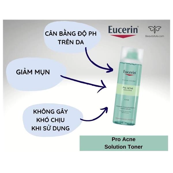 nước hoa hồng eucerin pro acne solution toner 200ml