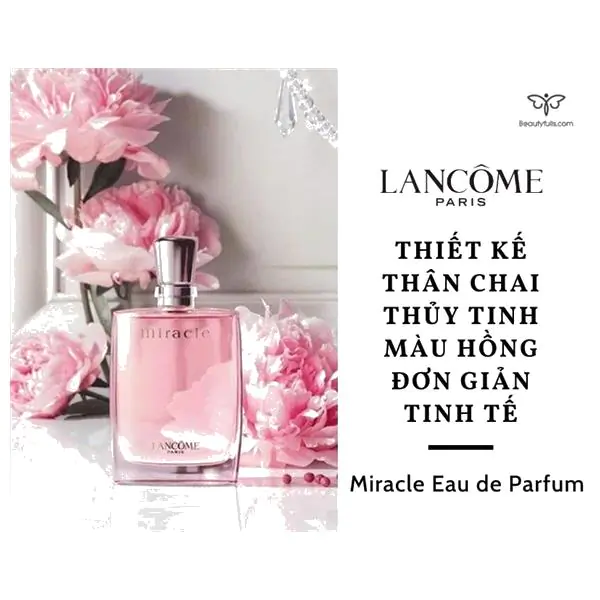 nước hoa Lancome hồng Miracle Eau de Parfum