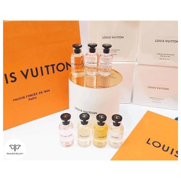 Louis Vuitton Mens PerfumeCologne Fragrance Miniature Set 5 2018   Quick Unboxing  YouTube