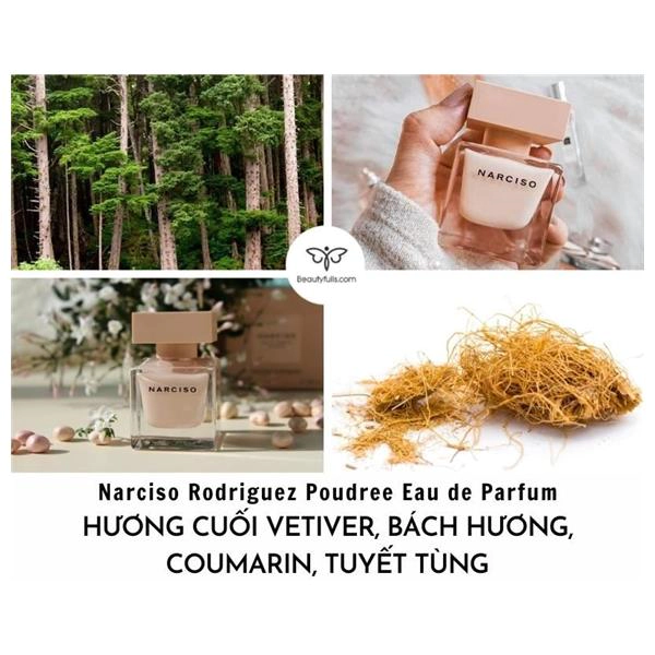 Nước Hoa Narciso Hồng Nhạt Rodriguez Poudree Eau de Parfum 90ml 