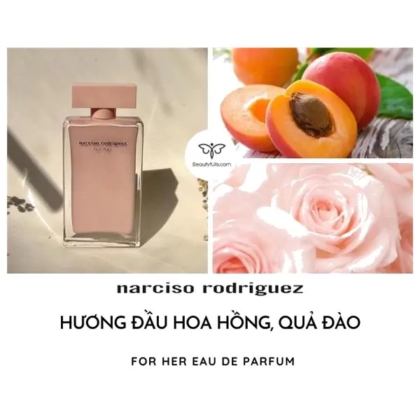 nước hoa Narciso hồng phấn