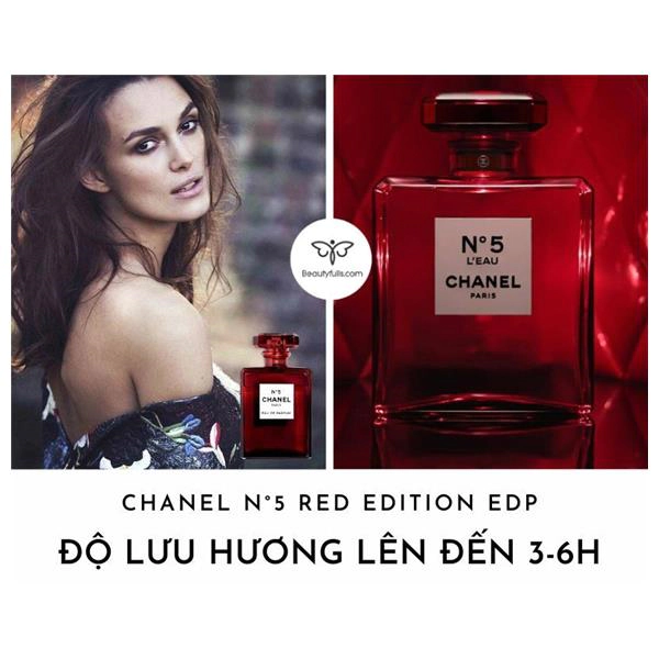 Nước hoa nữ CHANEL No5 LEau Red Limited Edition EDT 100ml