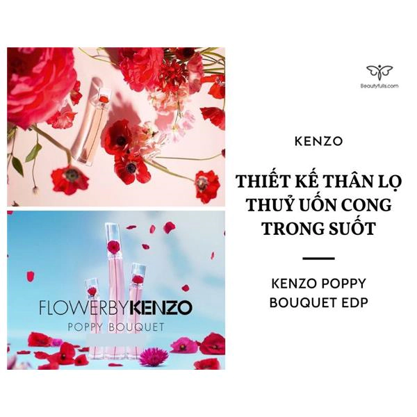 nước hoa nữ kenzo flower by kenzo poppy bouquet 30ml
