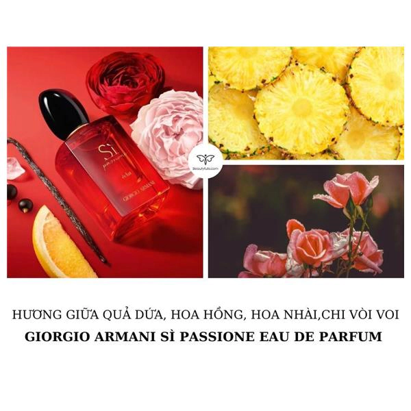 Nước Hoa Sì Đỏ Passione Eau de Parfum Giorgio Armani