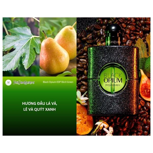 Nước Hoa YSL Black Opium EDP Illicit Green 