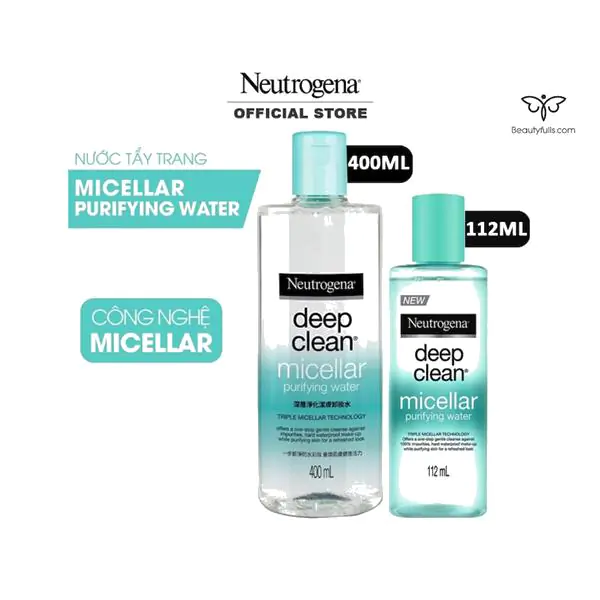 Nước Tẩy Trang Neutrogena Deep Clean Micellar Purifying Water