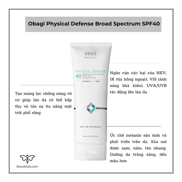 Obagi Physical Defense Broad Spectrum SPF40