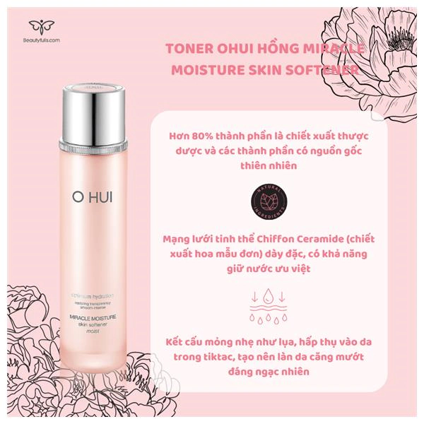ohui miracle moisture skin softener fresh