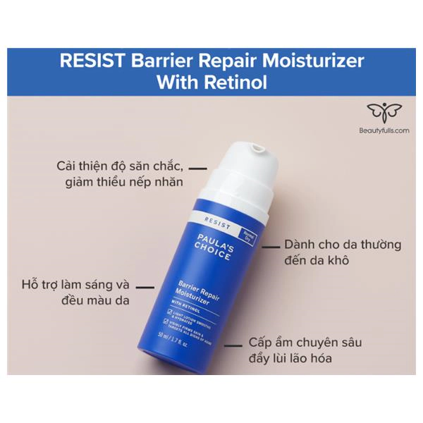 paula's choice resist barrier repair moisturizer with retinol