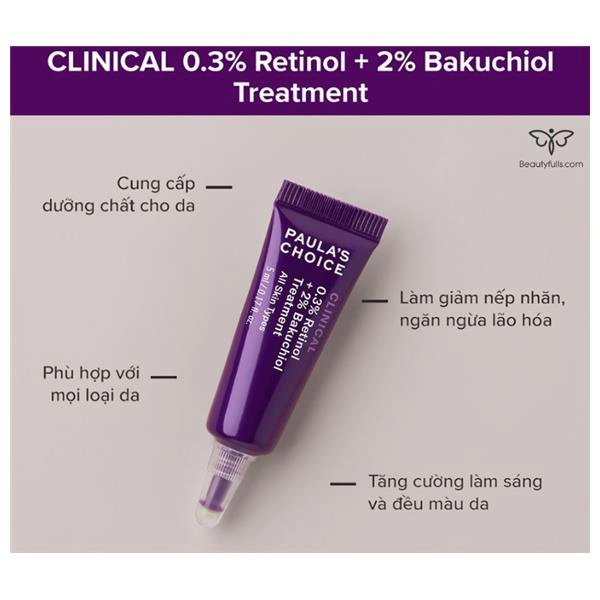 Paula's Choice serum 0.3% Retinol + 2% Bakuchiol Treatment