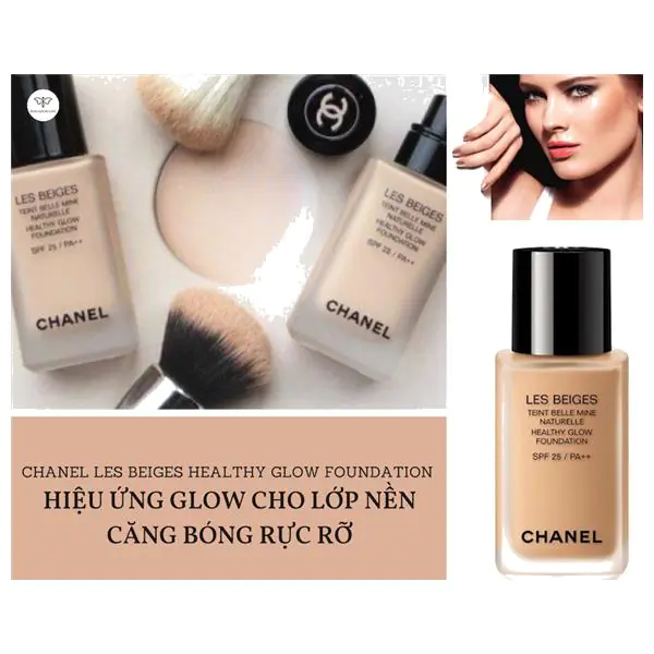 Kem Nền Chanel Tone 20 Les Beiges Healthy Glow Foundation