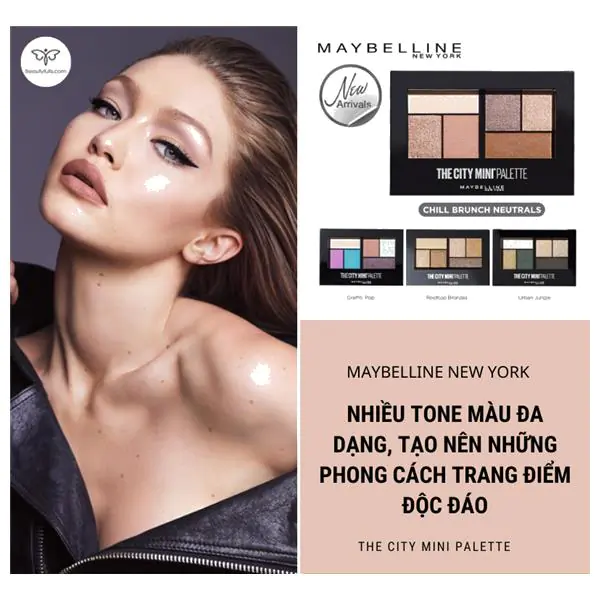phấn mắt maybelline the city mini palette