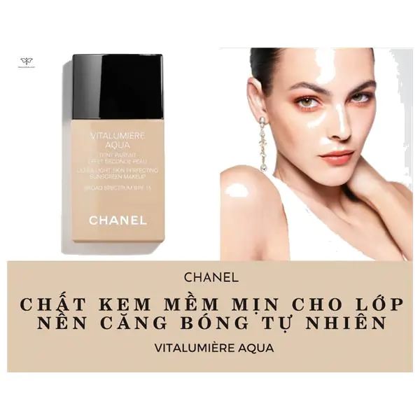 Kem Nền Chanel Vitalumiere Aqua UltraLight Skin Perfecting