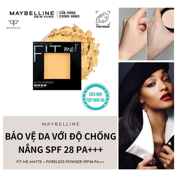 phấn phủ maybelline fit me