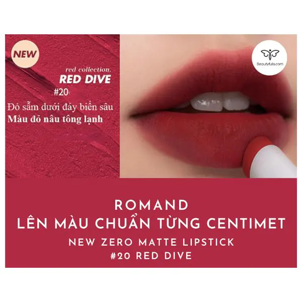 Romand Màu 20 Red Dive 